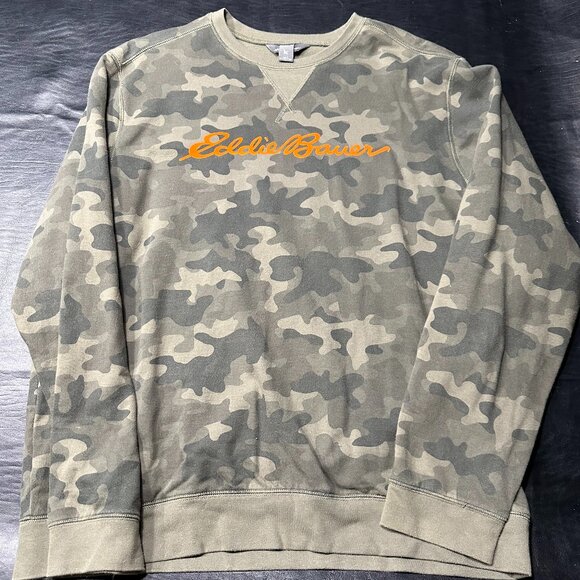 Eddie Bauer Camouflage Pullover - Picture 1 of 3